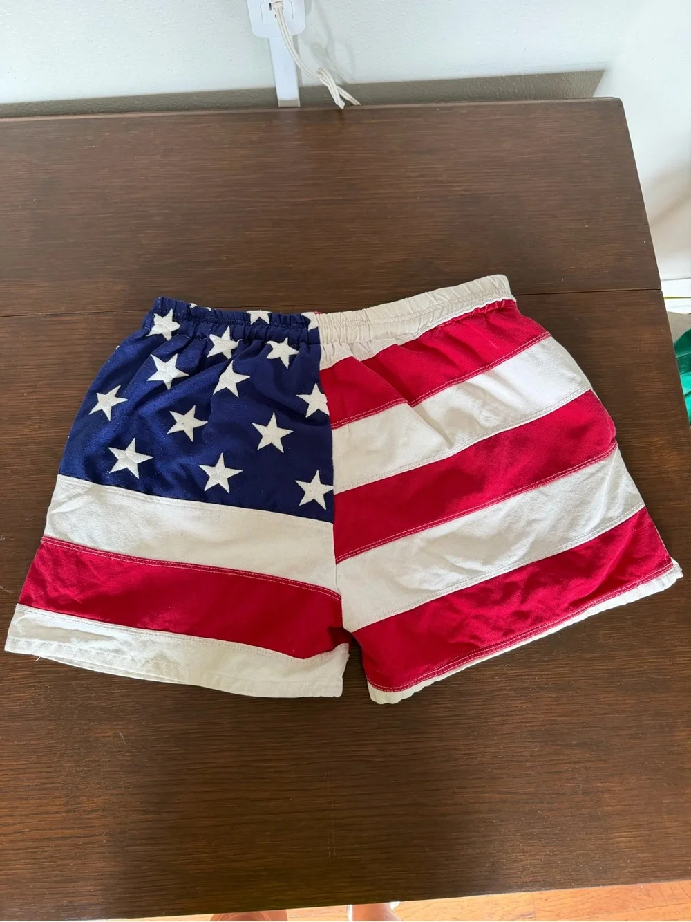 1993 Limited Edition - Men's American Flag Print Swim Shorts -Never Worn- XL